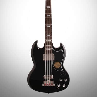 Epiphone EB-3 Electric Bass, Ebony image 2