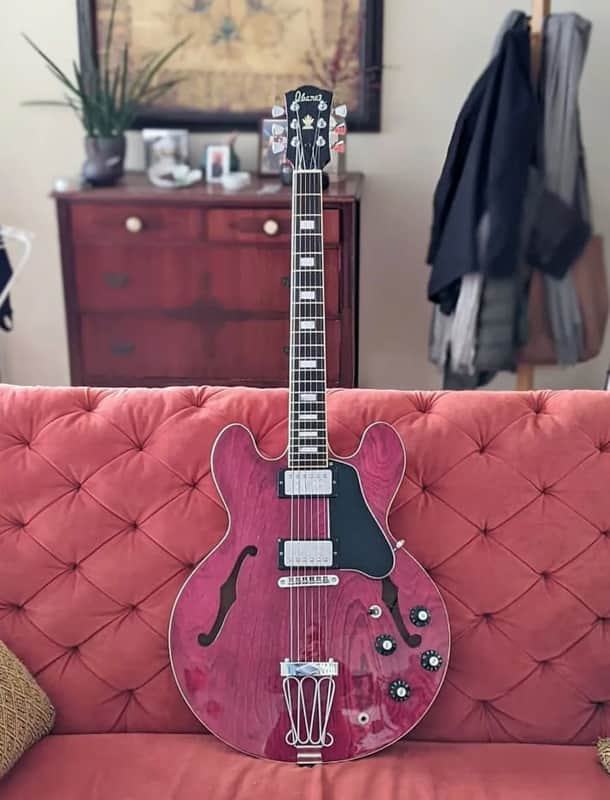 1973 Ibanez 2454 (ES-335/ES-330) ~ Red Cherry (VERY RARE) | Reverb