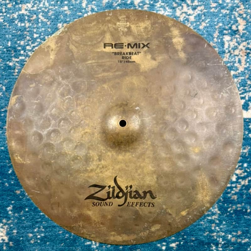 24 YEARS OLD Zildjian REMIX BREAKBEAT Ride 1749g image 1