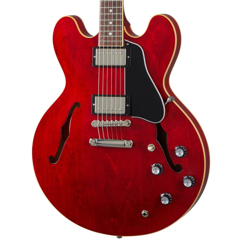 Gibson ES-335 Semi-Hollow Guitar - Sixties Cherry image 1