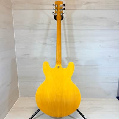 Jay Turser JT137DC Semi-Hollow Electric Guitar – Natural – Modified Hardware – Player Grade 335 Style image 15