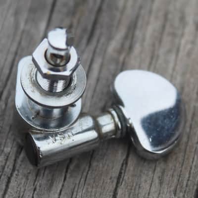 Vintage 1970's Gibson Milk Bottle Grover Rotomatic Tuner Bass Side Chrome (02171) image 2