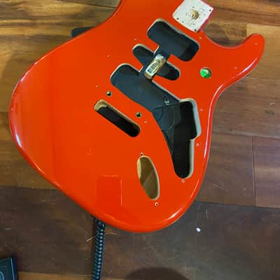 Fender Limited Edition Player Strat Stratocaster Fiesta Red Alder Body 2 Pt 4 lb image 1