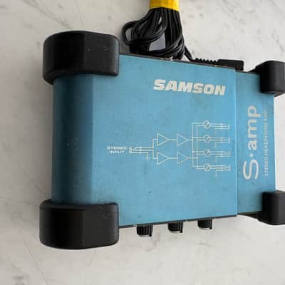 Samson S-Amp S Class Mini Stereo Headphone Amplifier 2010s - Blue/Black image 2