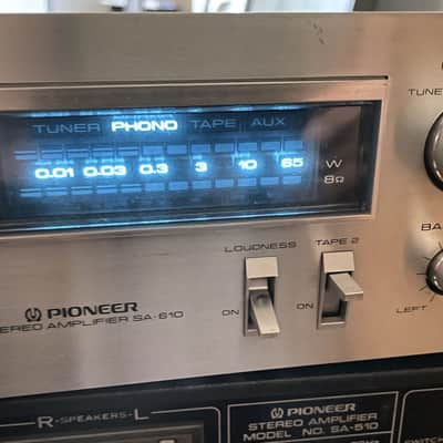 Vintage Pioneer SA-610 Stereo Integrated Amplifier Made in Japan image 3