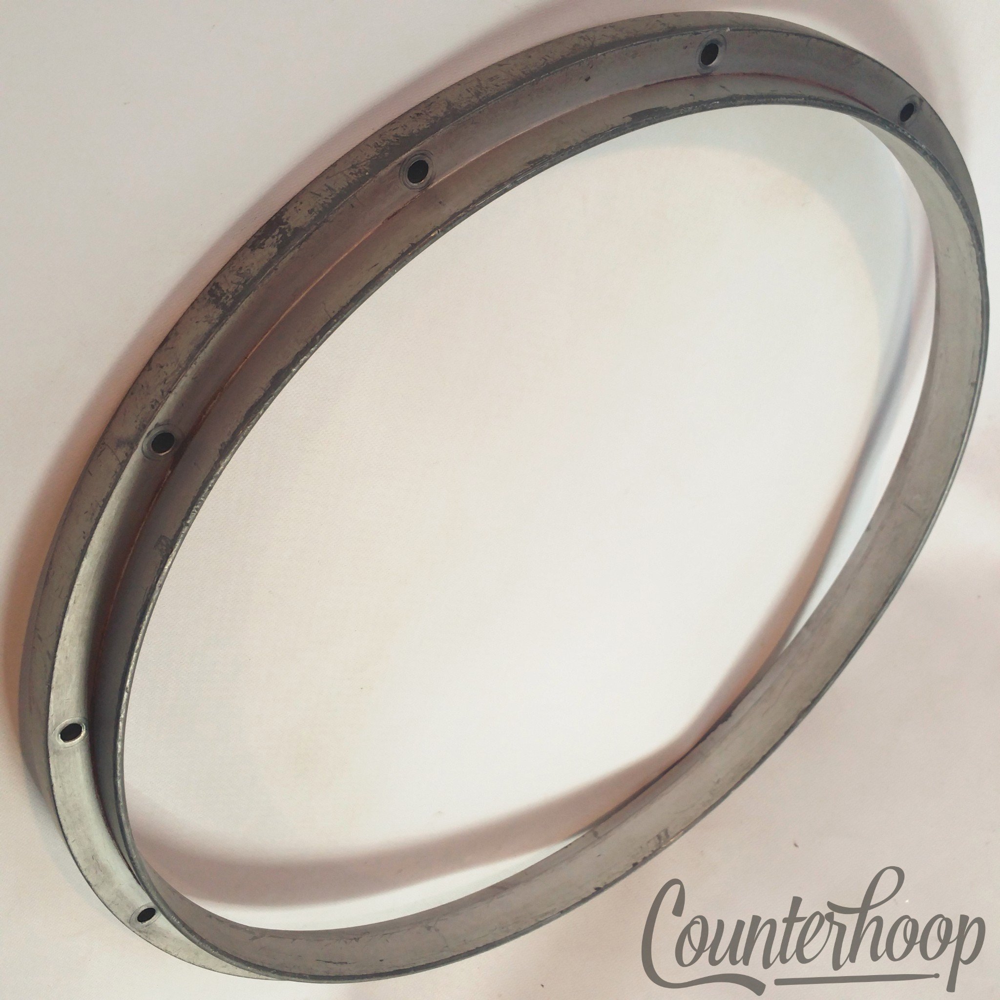 Yamaha 14" Die-Cast 12-Lug Snare Drum Batter Rim/Hoop Marching Japan 1lb 15oz* — main photograph
