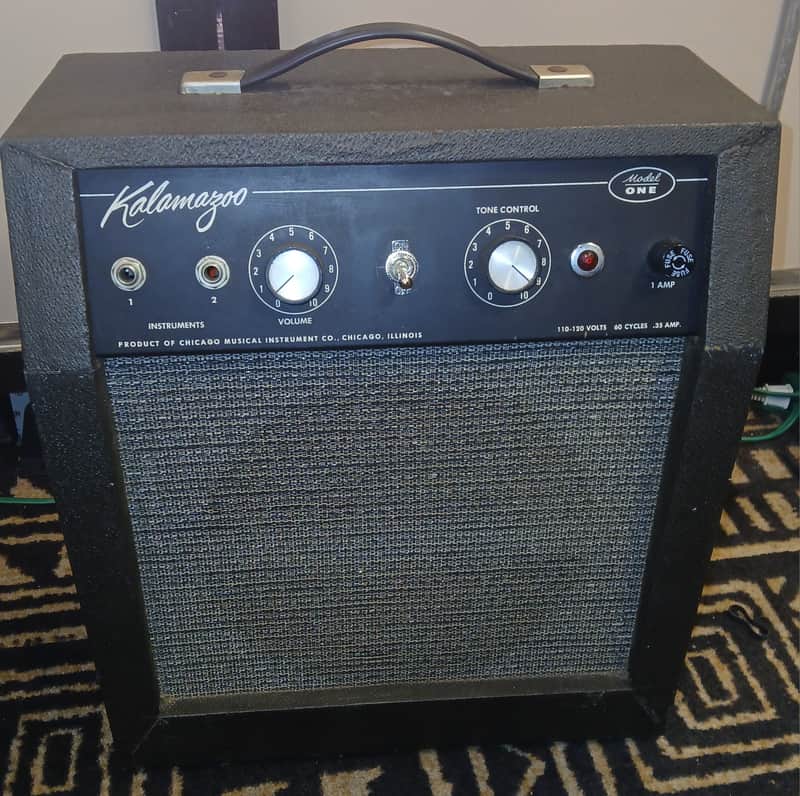 Vintage Kalamazoo Model one Tube Amp1960's image 1