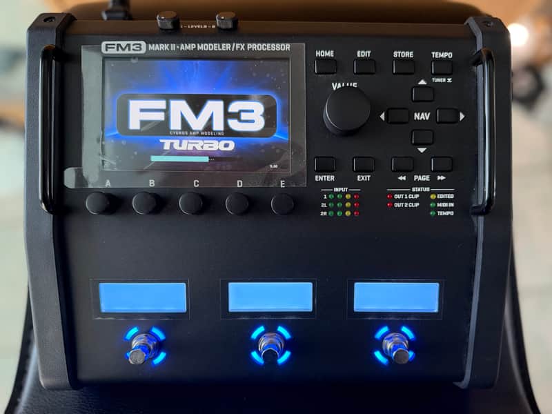 Fractal Audio FM3 Mark II Turbo Amp Modeler / FX Processor 2023 - Present - Black image 1