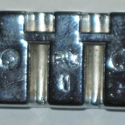lite use (generally very clean) Gibson (sourced from Ping Works - PW) Lightning Bar Compensated Wraparound Bridge, Chrome [+ studs & anchors & hex key tool] from mid 2010s Gibson LP Jr floor piece (guitar NOT included) Chrome Plated ZINC image 6