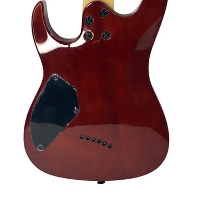 Zenison 34" Kids Electric Guitar Youth Children Rock Style CHERRY RED image 9