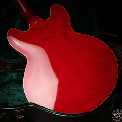 Tokai Japanese UES-158 Quilted Maple Semi Hollow Cherry Red image 10