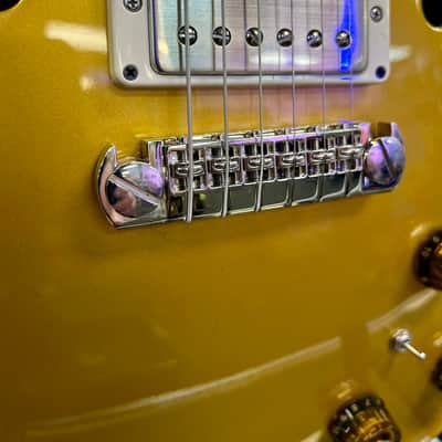 PRS Paul Reed Smith Hollowbody II Piezo Gold Top, Bird Inlay with Case image 9