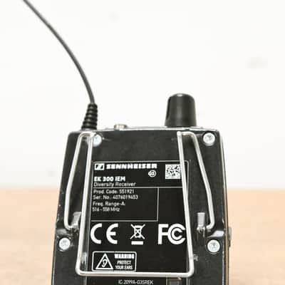Sennheiser ew 300 IEM G3 Wireless IEM System - A Range NO POWER SUPPLY CG015MB image 11