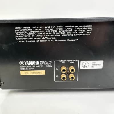 Yamaha KX-1200U Stereo Cassette HX Pro Deck image 7