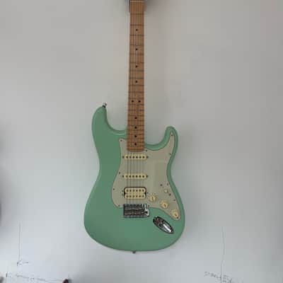 Fender American Performer Stratocaster with Maple Fretboard 2019 - Satin Surf Green image 1