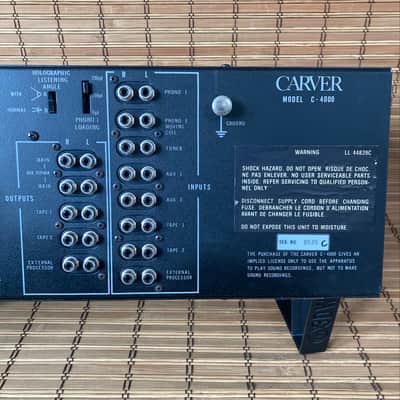 Carver C-4000 • Preamplifier • Sonic Holography + Autocorrection • 80s made in USA • with manual image 5