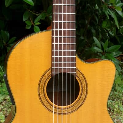Yairi YC-50E Electric Classical Guitar+Original Yairi Hard Case FREE image 4