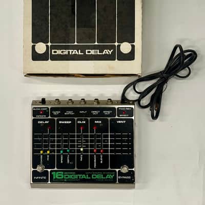 Rare Vintage Original Electro Harmonix 16 Second Digital Delay w Footswitch Orig Boxes Instructions image 8