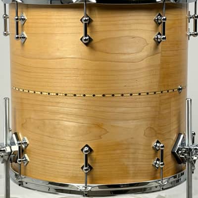 Craviotto 22/13/16" Custom Shop Solid Maple Drum Set - Maple Inlay Bild 14