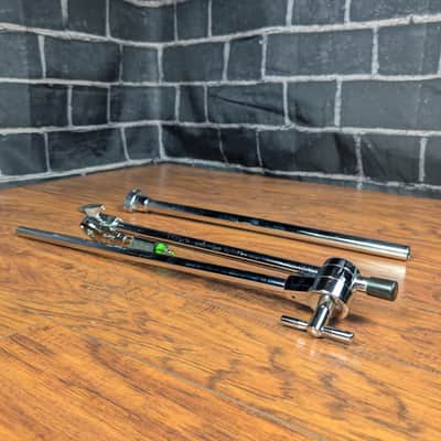 Pearl Double‑Braced Boom Cymbal Stand • 80s/90s • Chrome • Heavy‑Duty • Reliable Vintage Hardware image 14