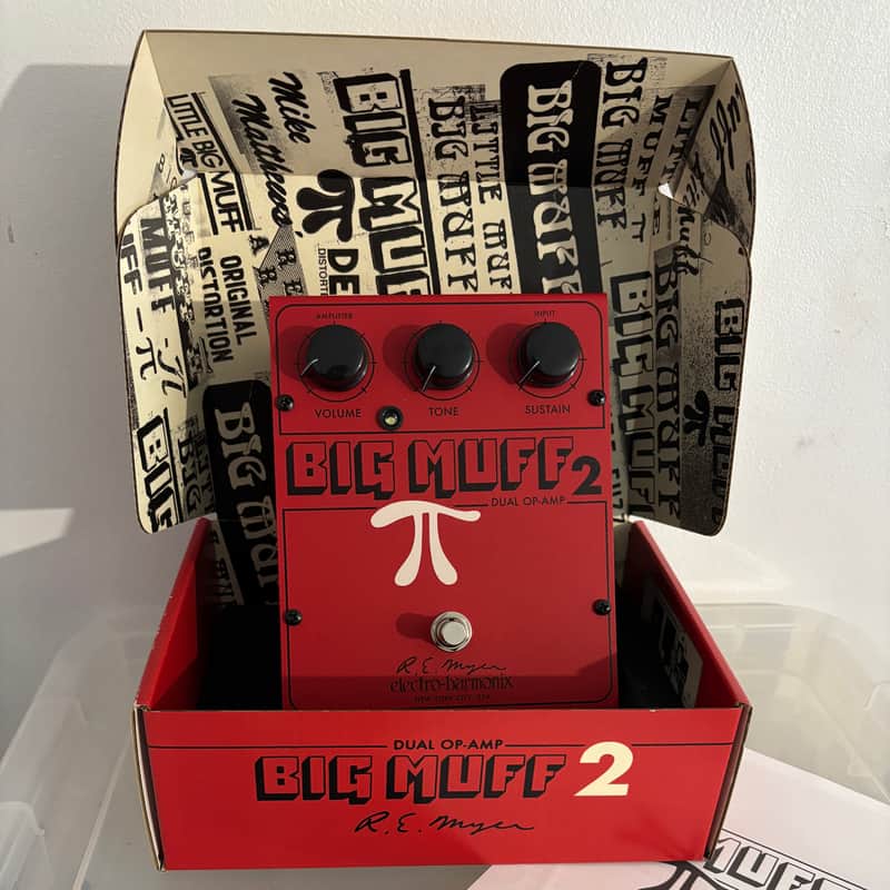 Electro-Harmonix / JHS Big Muff 2 Dual Op-Amp Fuzz 2025 - Red