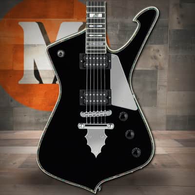 Ibanez Paul Stanley Signature 6 String Electric Guitar w/Case - Black (PS10BK) image 1