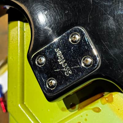 Vintage 1985 Kramer Floyd Rose Striker Strat modded Stratocaster black 3 pickup custom image 3