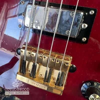 Vintage 1970s Greco EB420 Bass Guitar – Cherry Red (Made in Japan) image 5