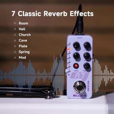 MOOER R7 Guitar Reverb Pedal, (Price includes the import duty for US buyer) image 2