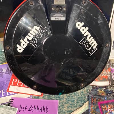 ddrum Rick Allen's Def Leppard Hysteria Tour, 10" Clavia AB Trigger Pad (RA #2042) 1980s, AUTOGRAPHED HEAD!! image 4
