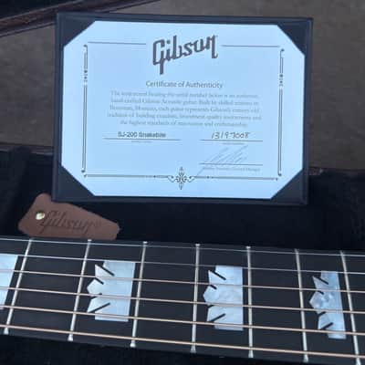 Gibson SJ-200 snakebite 2018 - Cobra burst image 10