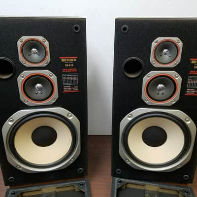 Vintage Fisher DS-816 Bookshelf Stereo Speakers (Pair) image 3
