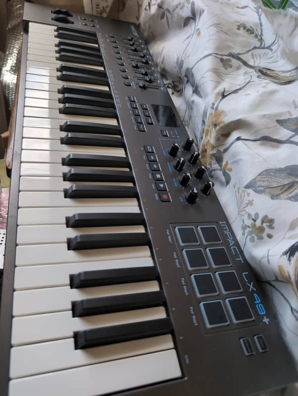 Nektar Impact LX49+ USB MIDI Keyboard Controller 2016 - 2021 - Black image 1