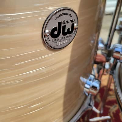 DW Collector's Series VLT 4 Piece Drum Shell Pack W/ Bags 13/16/18/24 - Creme Oyster (C013-8) image 6