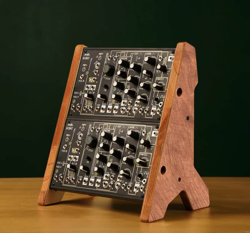 2-Tier Wooden Stand for Make Noise 0-Ctrl / 0-Coast / Strega image 1