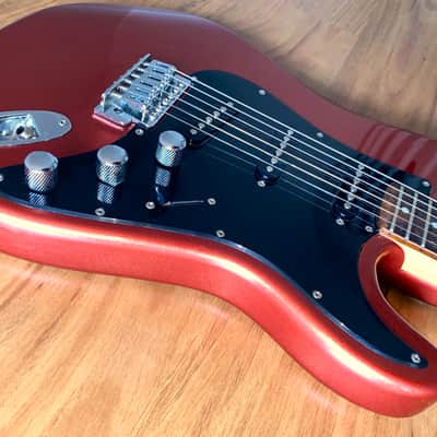 Vintage Kramer Focus 111S Strat Styled Electric Guitar Stunning Blood Salmon! image 7