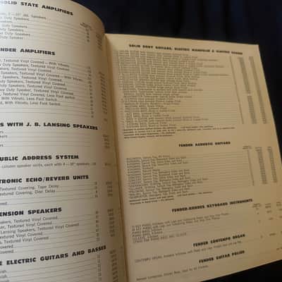 Fender Price List 1967 image 2