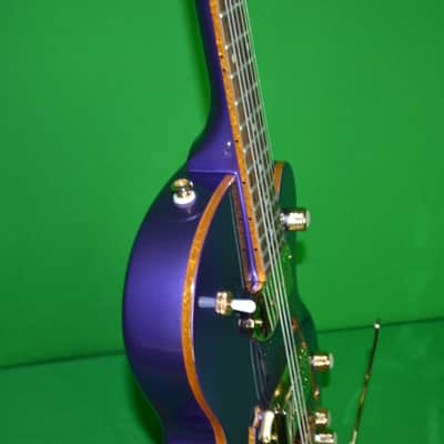 Epiphone Wildkat Royale Limited Edition, Professional Custom Finish, Chameleon Purple/Blue image 5