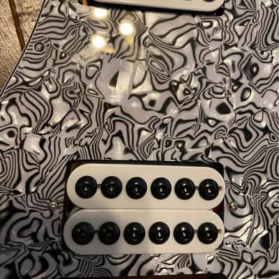 3-ply HH Loaded Prewired Guitar Pickup Pickguard for Strat ST Electric Guitar image 4