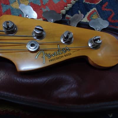 1982 Fender Japan JV P-Bass PB62-115 Precision Tone Vintage White rare image 5