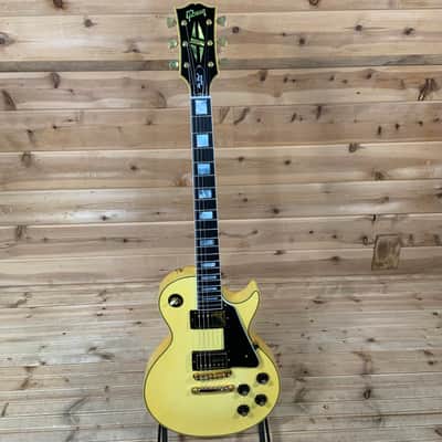 Gibson M2M 68 Les Paul Custom Electric Guitar - Heavy Antique White image 2