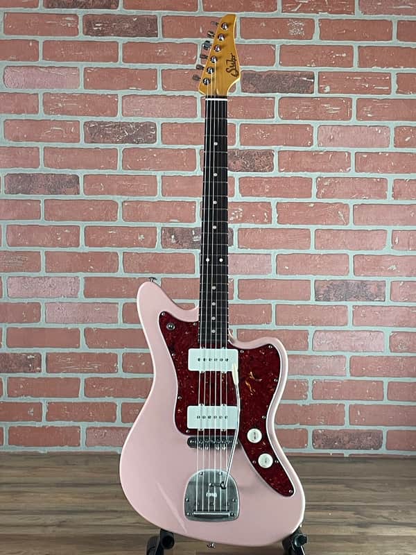 Suhr Custom Classic JM Antique Electric Guitar - Shell Pink image 1