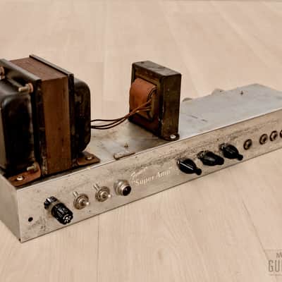 1954 Fender Super Tweed Wide Panel Vintage Tube Amp 2x10 w/ Jensen P10R, 5D4 image 16