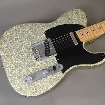 Vintage Relic Custom Silver Sparkle Nitro Lacquer Telecaster Classic NOS Tele Boutique HSC image 15