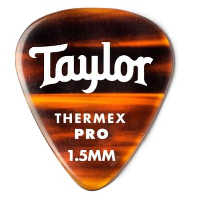 Taylor Premium 351 Thermex Pro Guitar Picks, Tortoise Shell - 1.50mm, 6-Pack image 2
