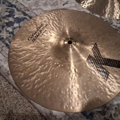 Zildjian 14" K Custom Dark Hi-Hat Cymbals (Pair) 1995 - Present - Traditional image 3