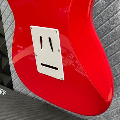Harley Benton ST-62CC "Stink-182" SkunkWerx MOD Shop Inc. Our In-USA Fret Dress USA Stock Fast Ship ST-182 Plus Tom Delonge Tribute UFO DragonfireDakota Red image 9