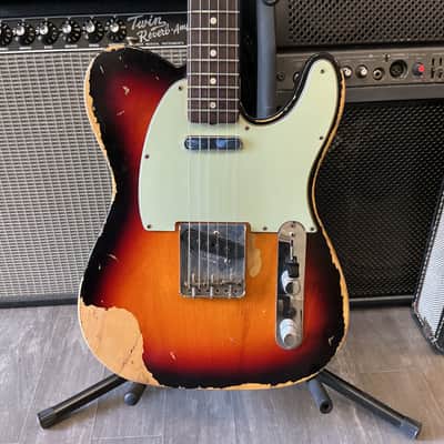 Fender Telecaster Custom shop 2017 - Aged 3 Tone Sun Burst Limited Edition NAMM ‘63 image 5