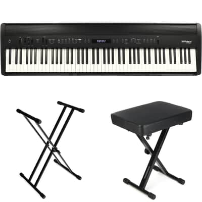 Roland FP-60X Digital Piano Essentials Bundle- Black