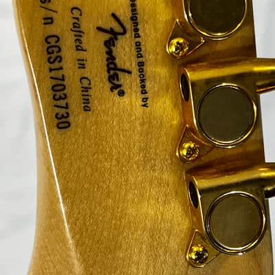 Squier J5 Telecaster Frost Gold 2017 image 4